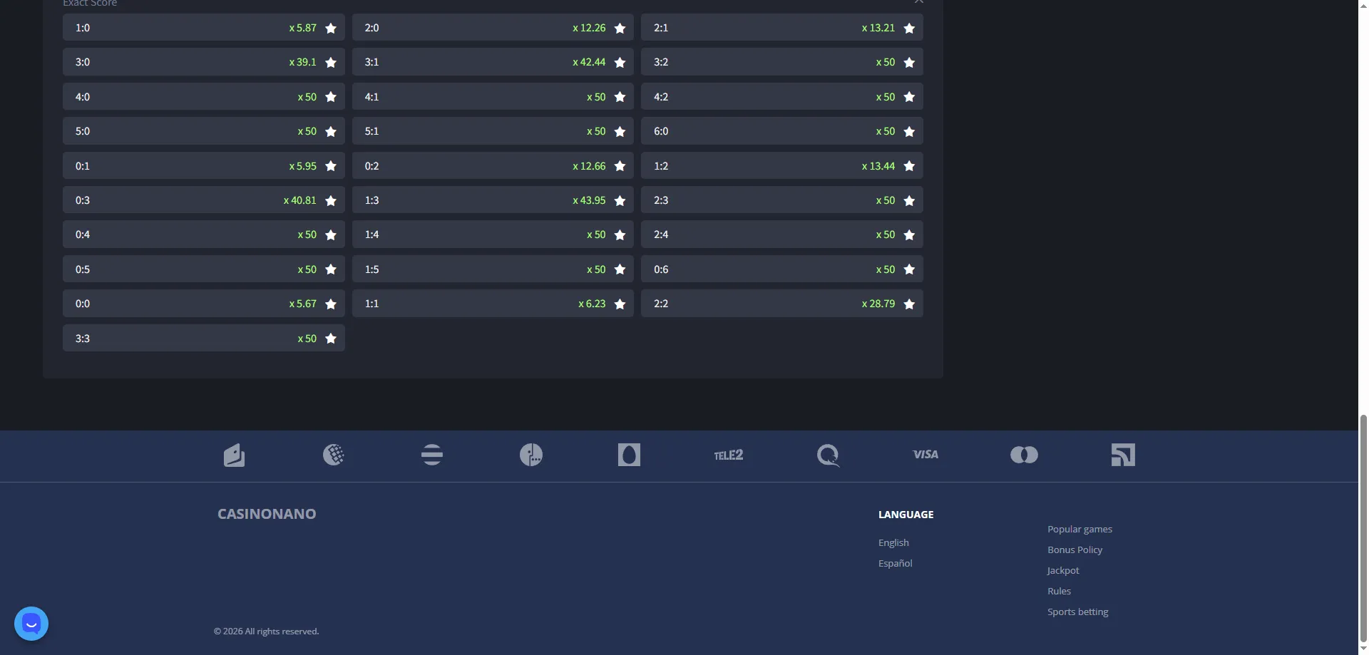 M&eacute;todos de pago Nano Casino Chile WebPay Cuenta RUT dep&oacute;sitos